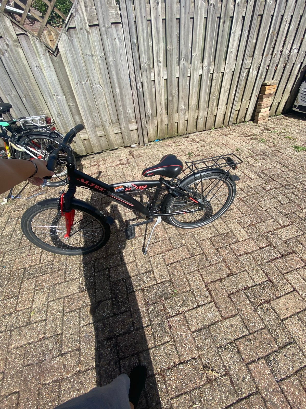 Kinderfiets Altec Hero met sleutel, Ophalen, Gebruikt, Velgrem, 20 inch of meer