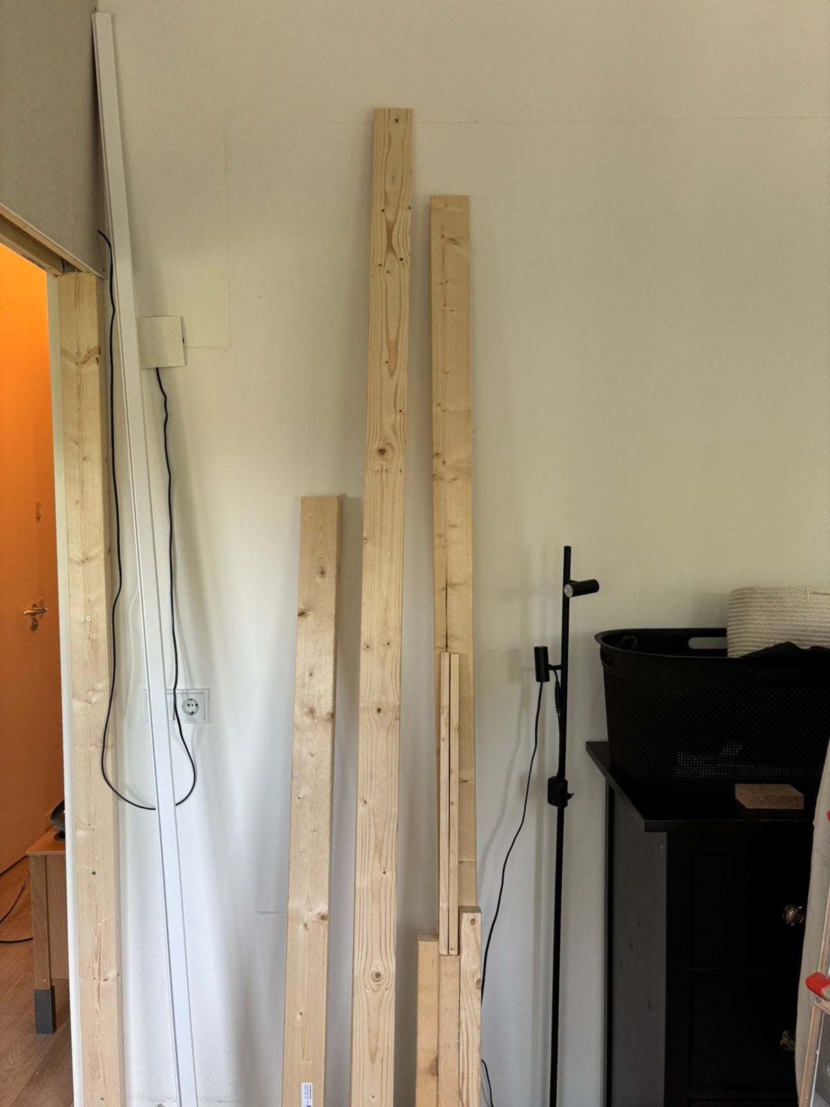 Houten balken, 38 x 89 mm, diverse lengtes, Ophalen, Zo goed als nieuw, 250 cm of meer, Balken