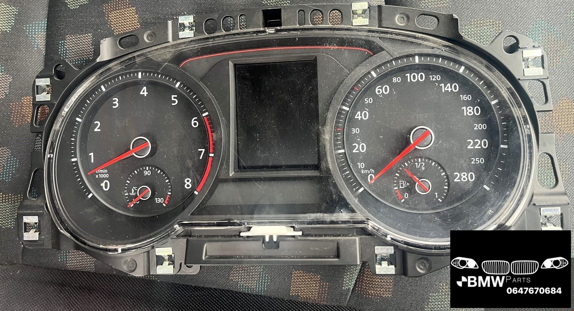Km teller / Tacho VW Golf 7 GTI handbak, Auto-onderdelen, Gebruikt, -, Volkswagen, -