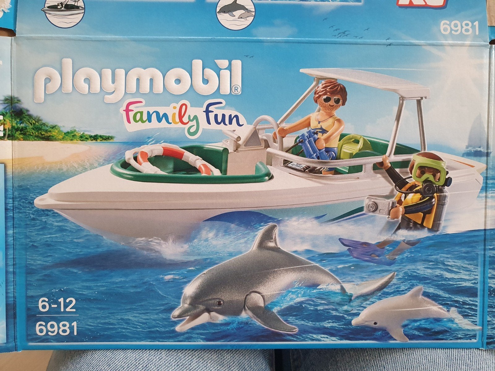 playmobil 6981 duiktrip met plezierboot, Complete set, Ophalen of Verzenden, Zo goed als nieuw, Boot/Schip