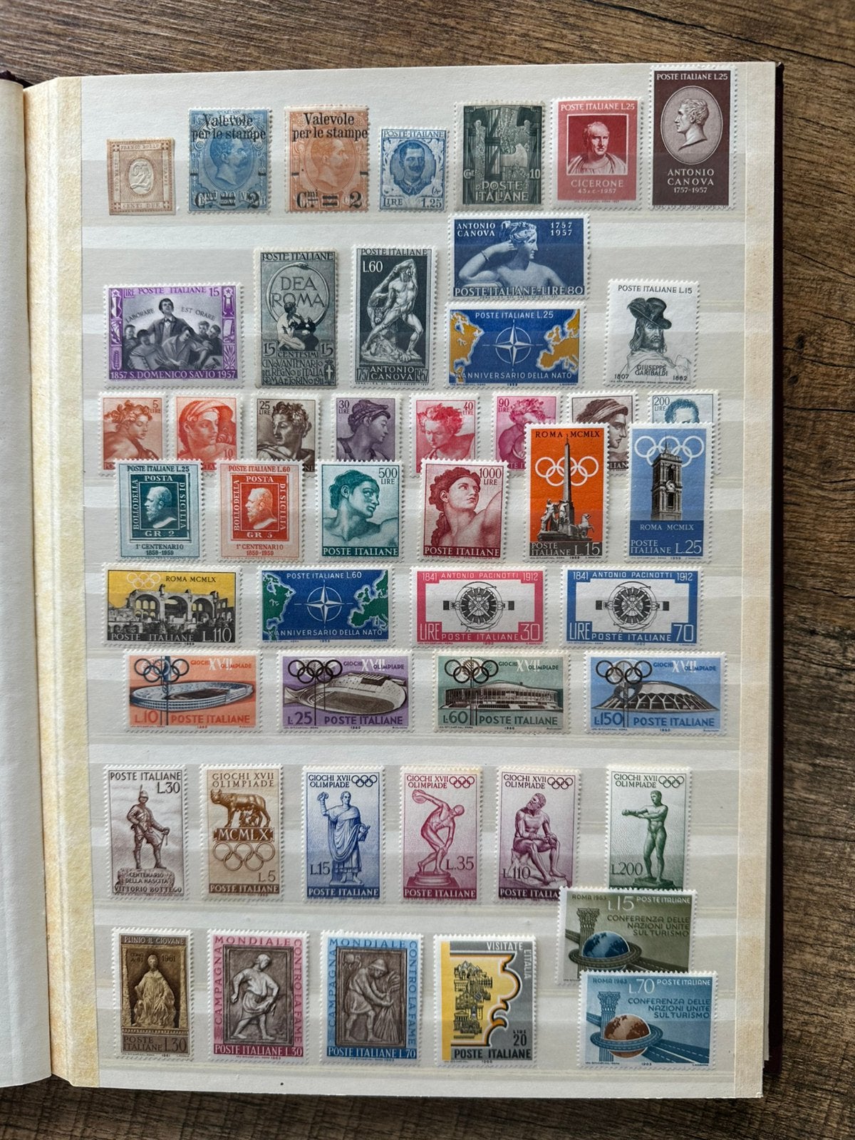Album Italië, Verzenden, Buitenland