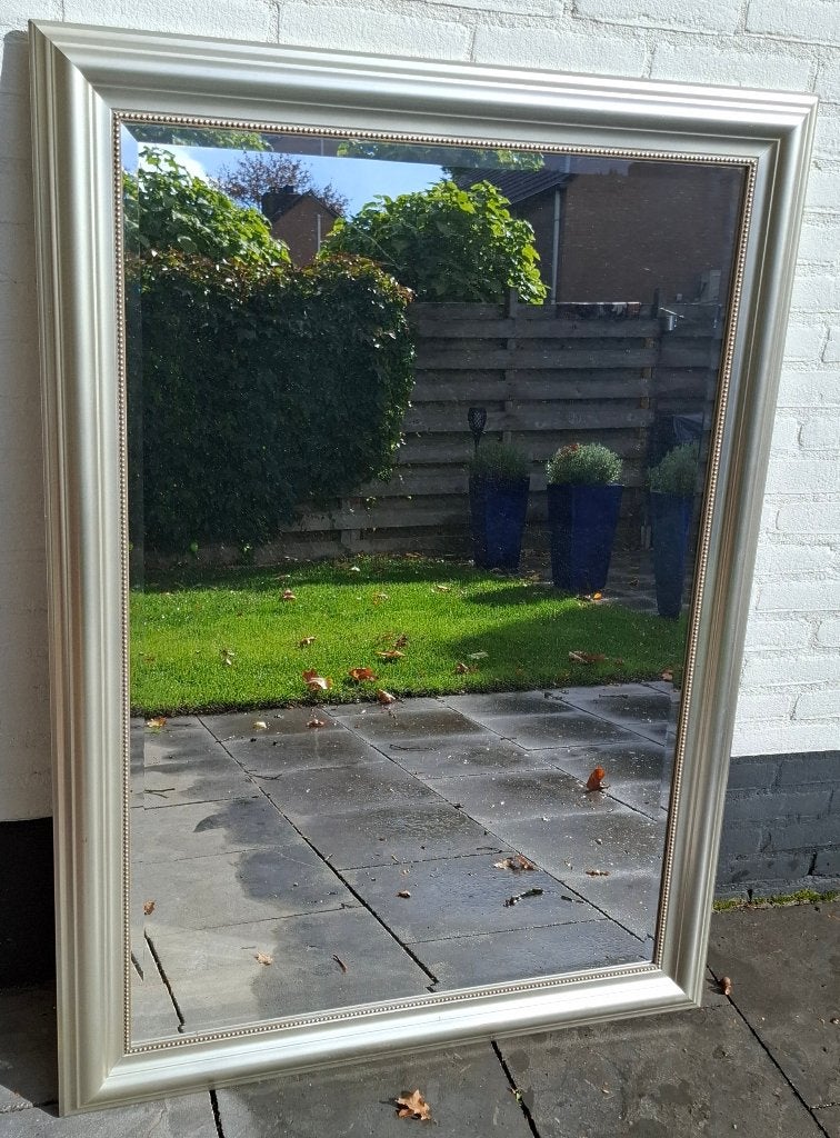 Spiegel facet geslepen, 100 tot 150 cm, Ophalen of Verzenden, Zo goed als nieuw, 75 tot 100 cm
