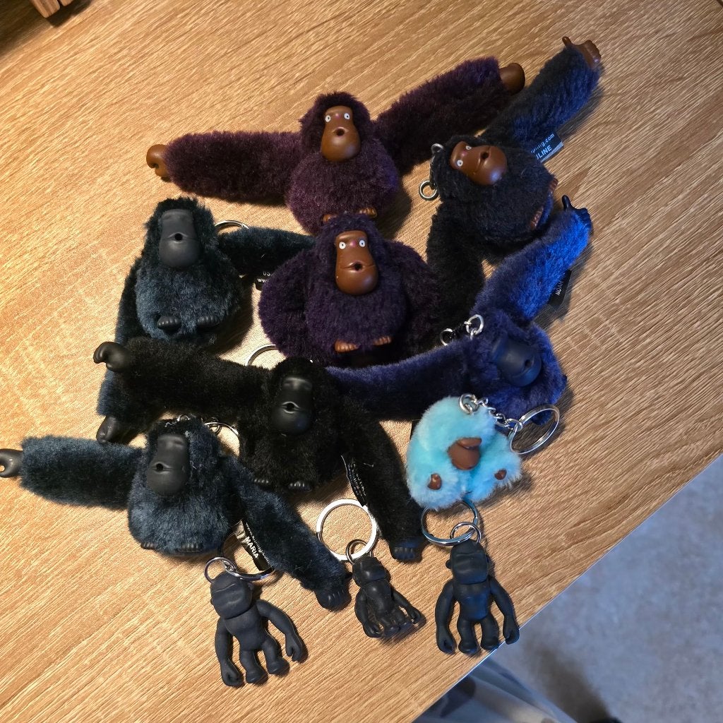 Kipling Aapje Sleutelhanger div kleuren, Verzamelen, Ophalen of Verzenden, Zo goed als nieuw, Knuffel of Figuurtje