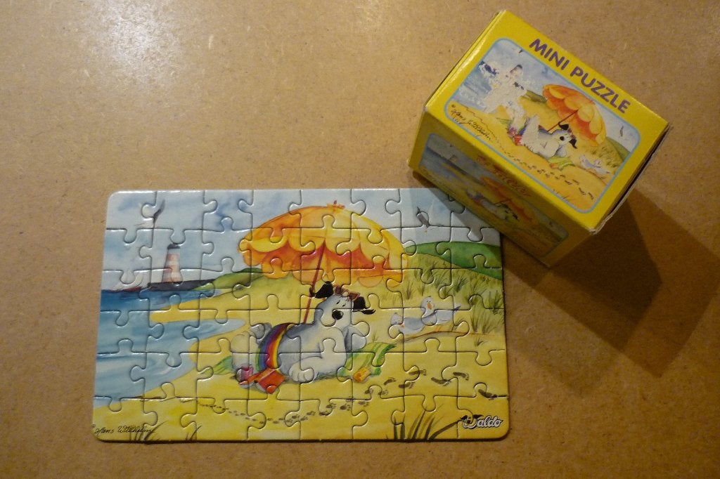 Zeldzame Heye Mini Hans Wilhelm '' WALDO '' 48 stukjes., Ophalen, Minder dan 500 stukjes, Gebruikt, Legpuzzel