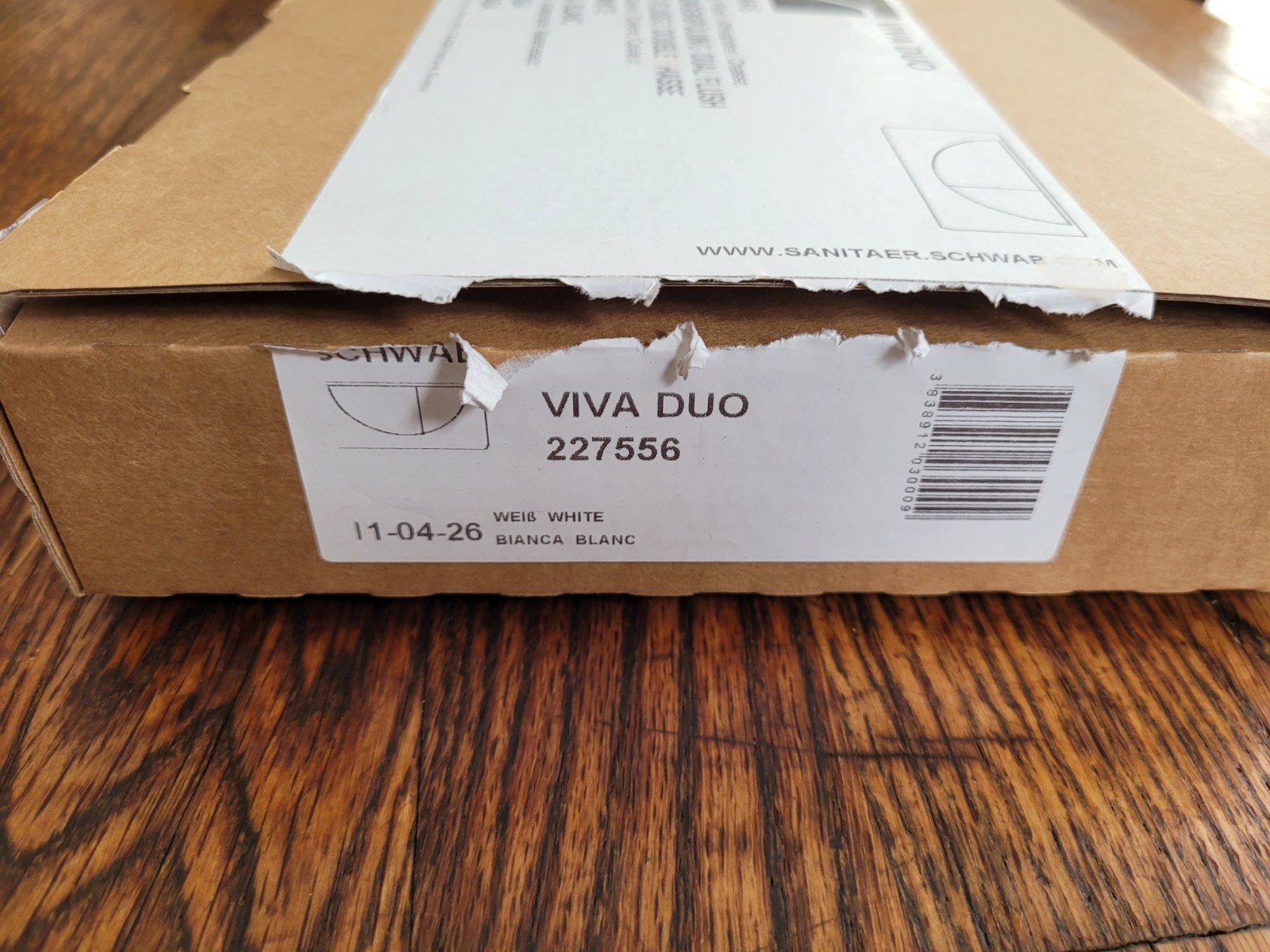 Schwab Viva Duo Dual Flush Toilet Bedieningspaneel Wit, Ophalen of Verzenden, Nieuw, Toilet