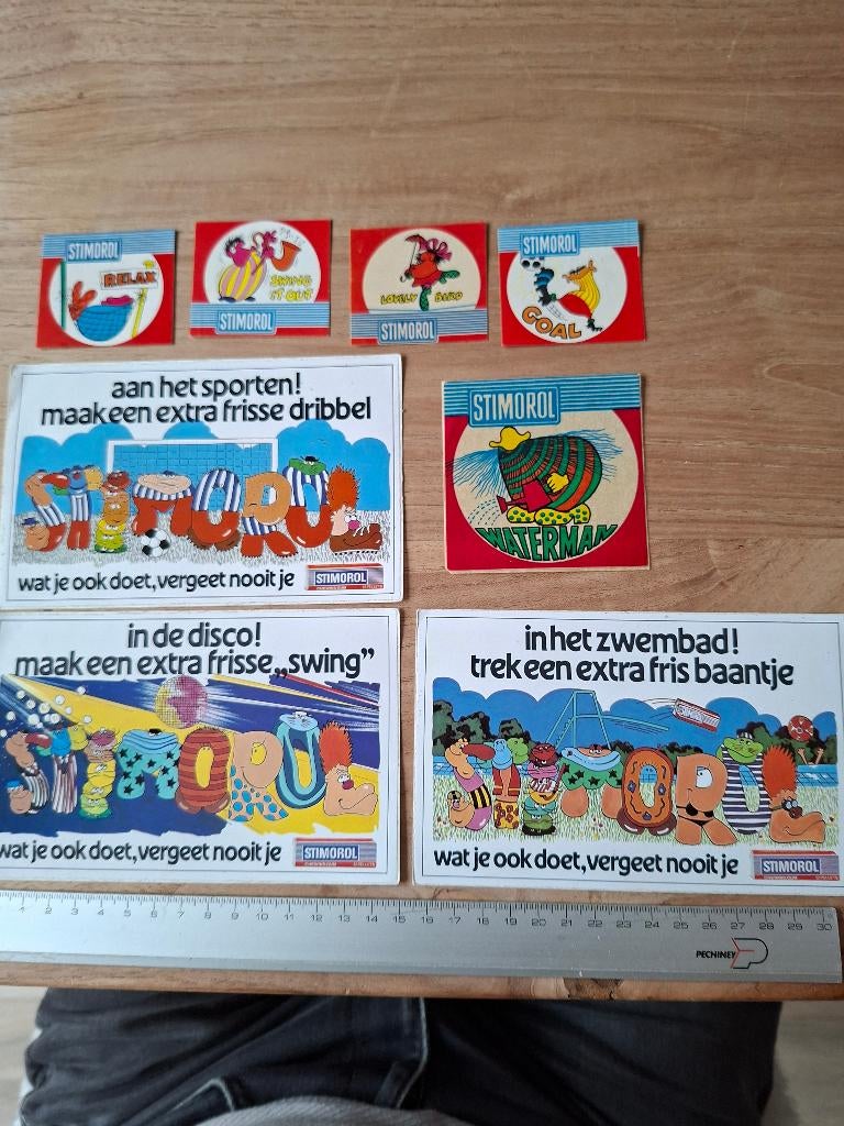 Stickers Stimorol, Ophalen of Verzenden, Zo goed als nieuw, Merk