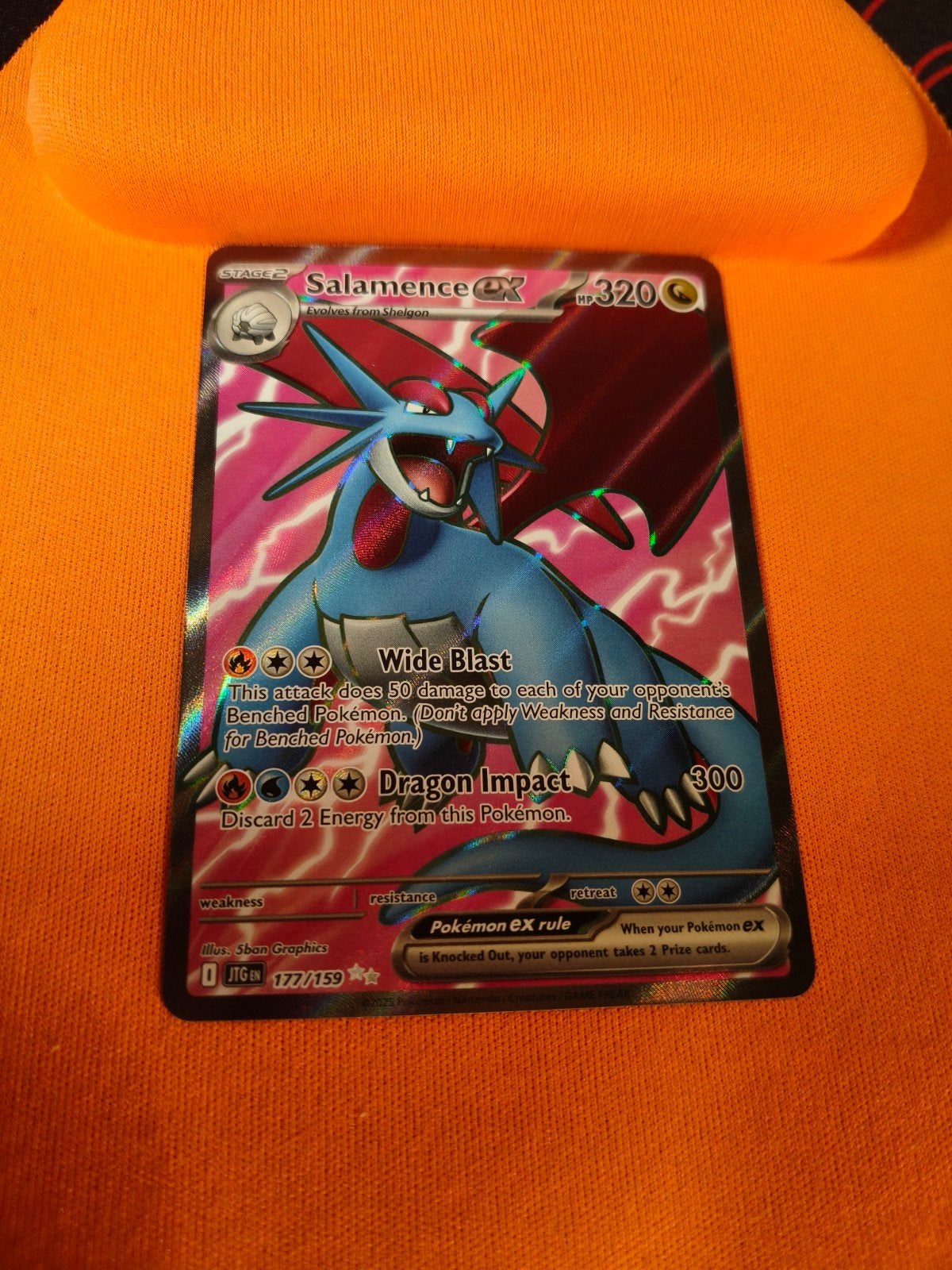 Salamence ex # 177 van Journey Together, Ophalen of Verzenden, Zo goed als nieuw