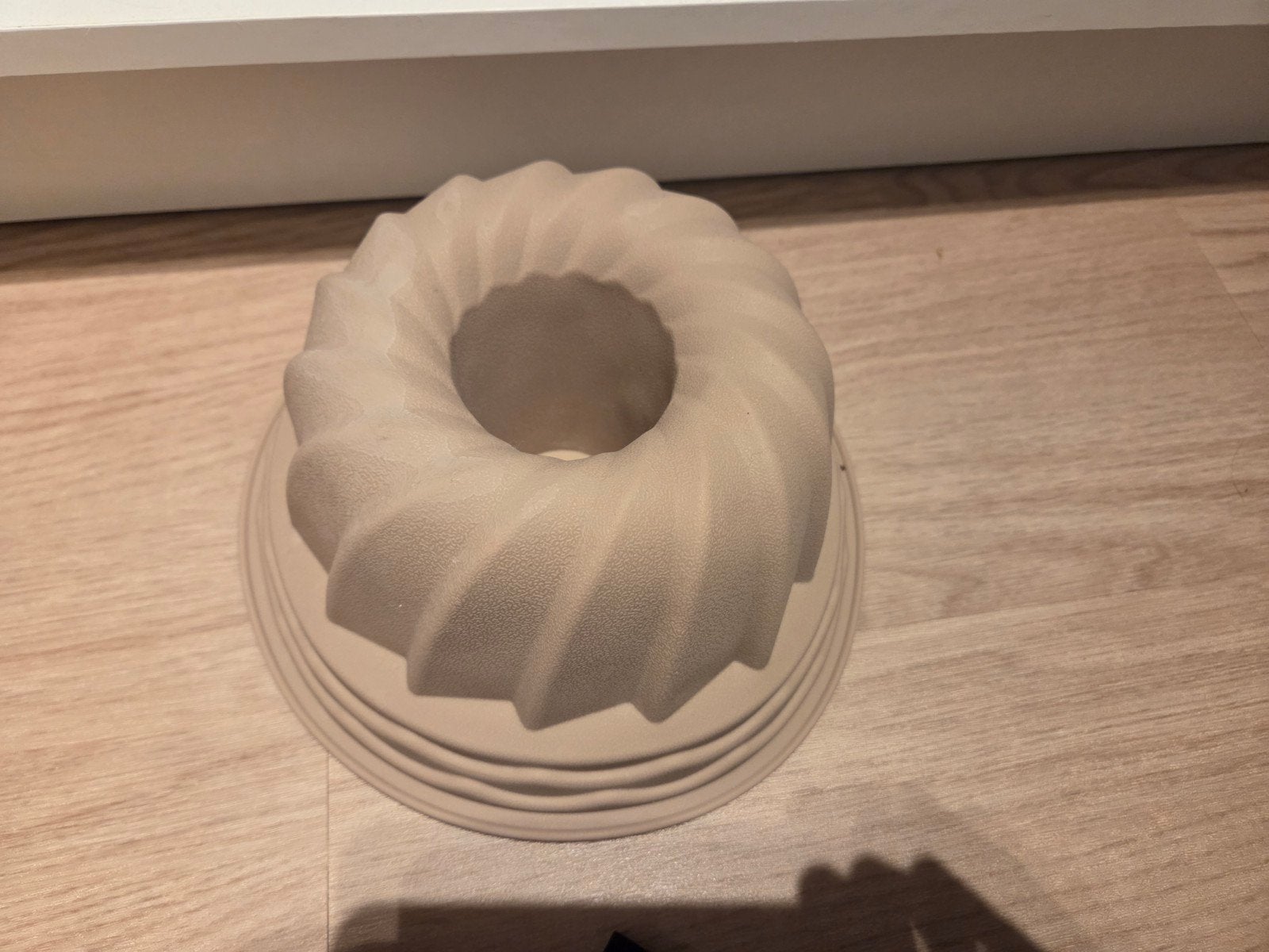 Siliconen tulbandvorm, Ophalen of Verzenden, Gebruikt, Rubber/elastomeren, Beige
