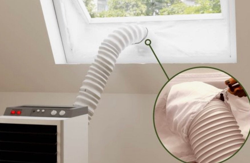 Airco dakraam afdichting, Ophalen, Zo goed als nieuw, Koelen en Ontvochtigen, Mobiele airco