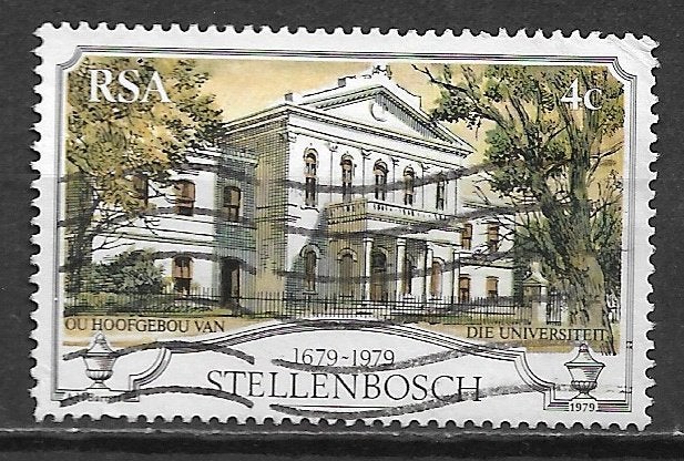 Rep Zuid Afrika 1979 300jr Stellenbosch, Verzenden, Zuid-Afrika, Gestempeld
