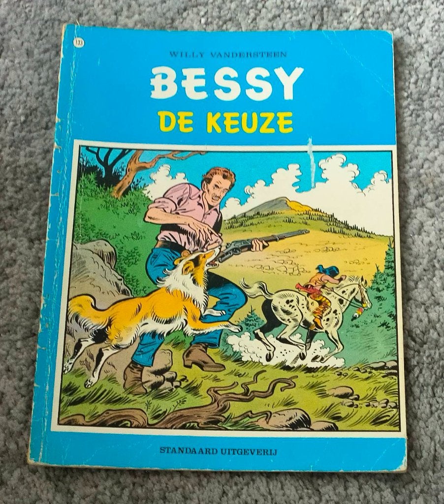 Bessy Nr.133 De Keuze, Gelezen, Willy van der steen, Eén stripboek, Ophalen of Verzenden