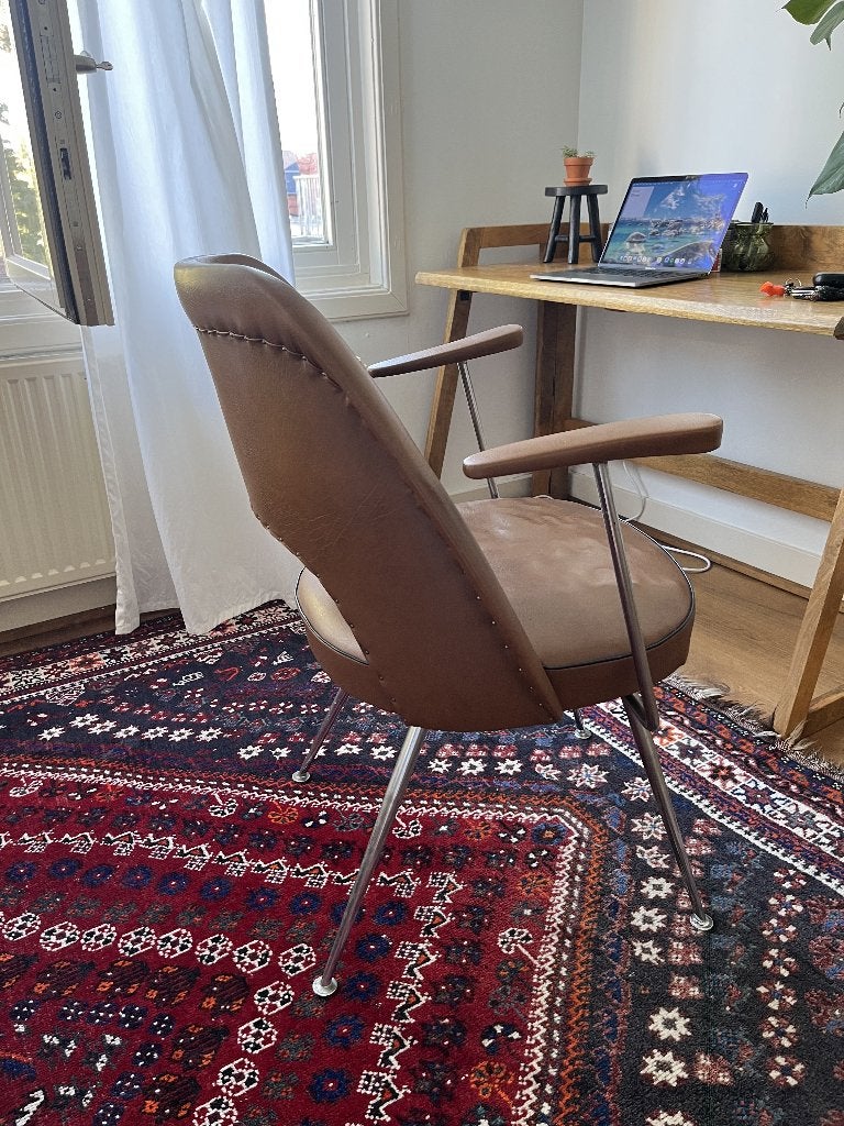 Retro chair, Ophalen, Gebruikt, Bruin, Eén