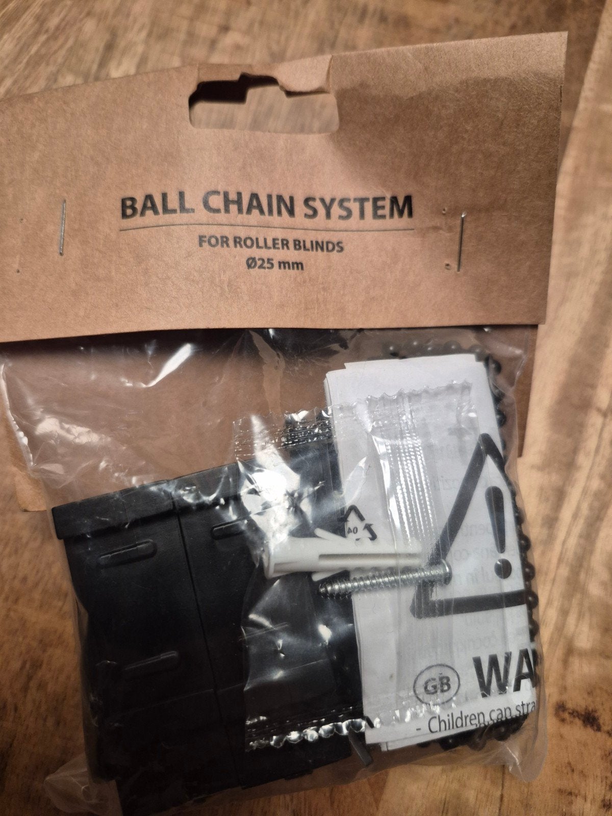 JYSK Ball Chain System voor Rolgordijnen Ø25mm, Ophalen, Nieuw