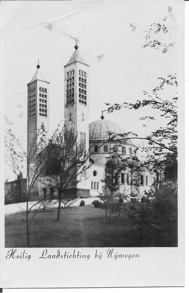 Oude ansichtkaart Heilig Landstichting bij Nijmegen 1948, Ophalen of Verzenden, 1940 tot 1960, Gelopen, Gelderland
