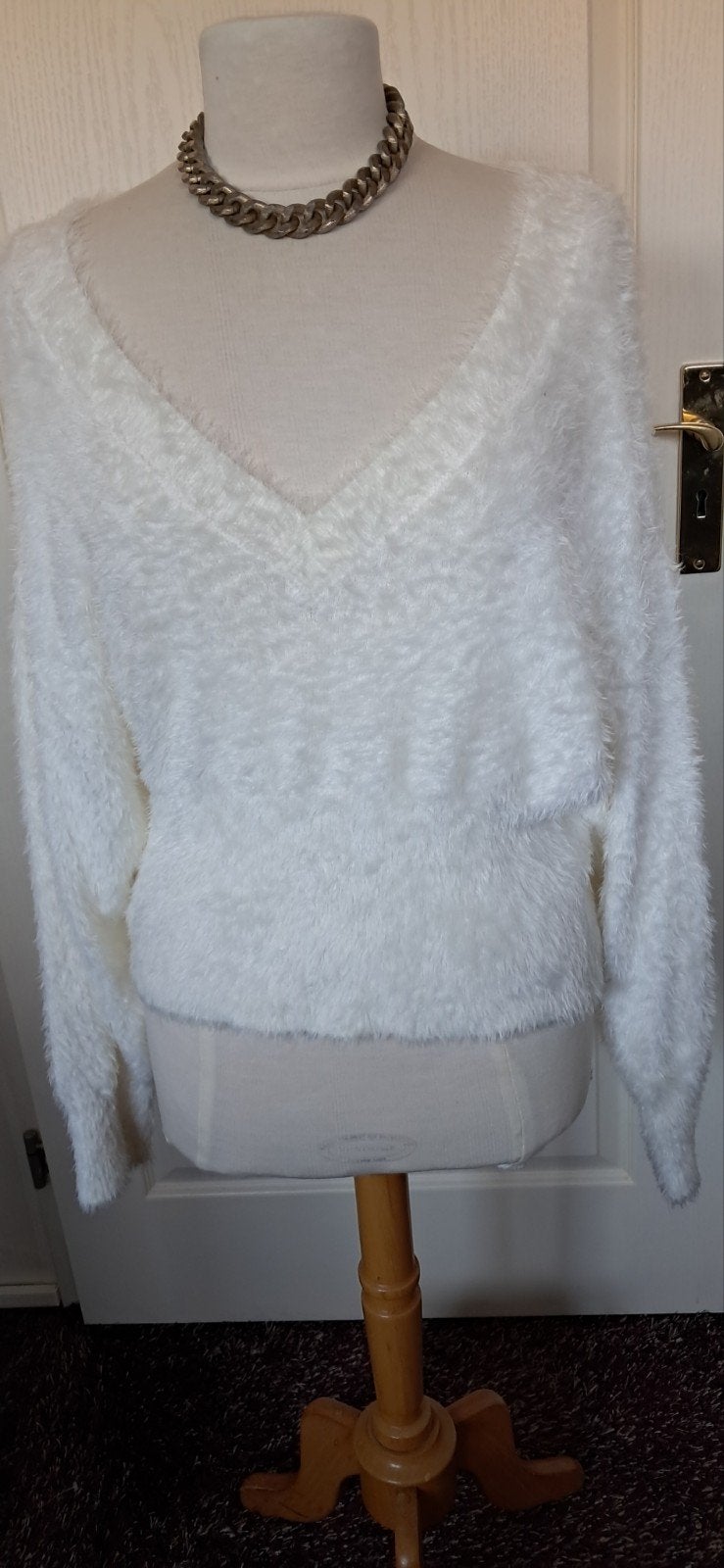 Twinset Off-White trui maat 40, Maat 38/40 (M), Twinset, Wit, Onbekend
