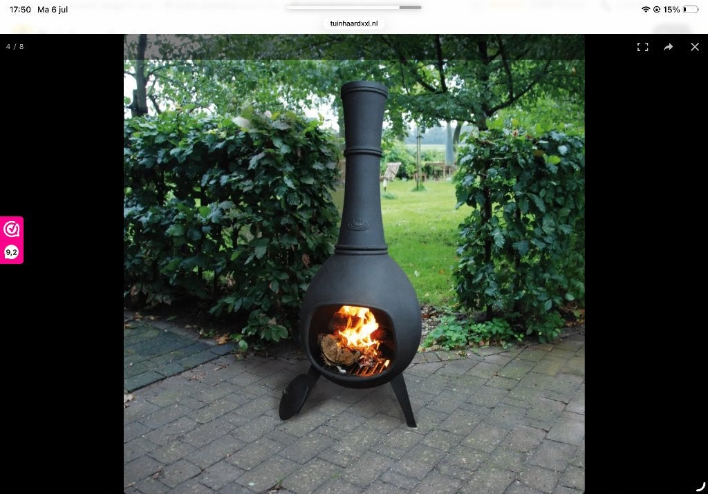 Vuurhaard, Ophalen, Zo goed als nieuw