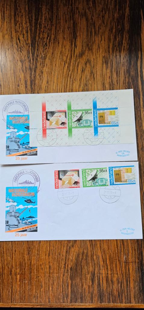 2 enveloppen Vlootdagen 1981 Den Helder, Verzenden, Nederland