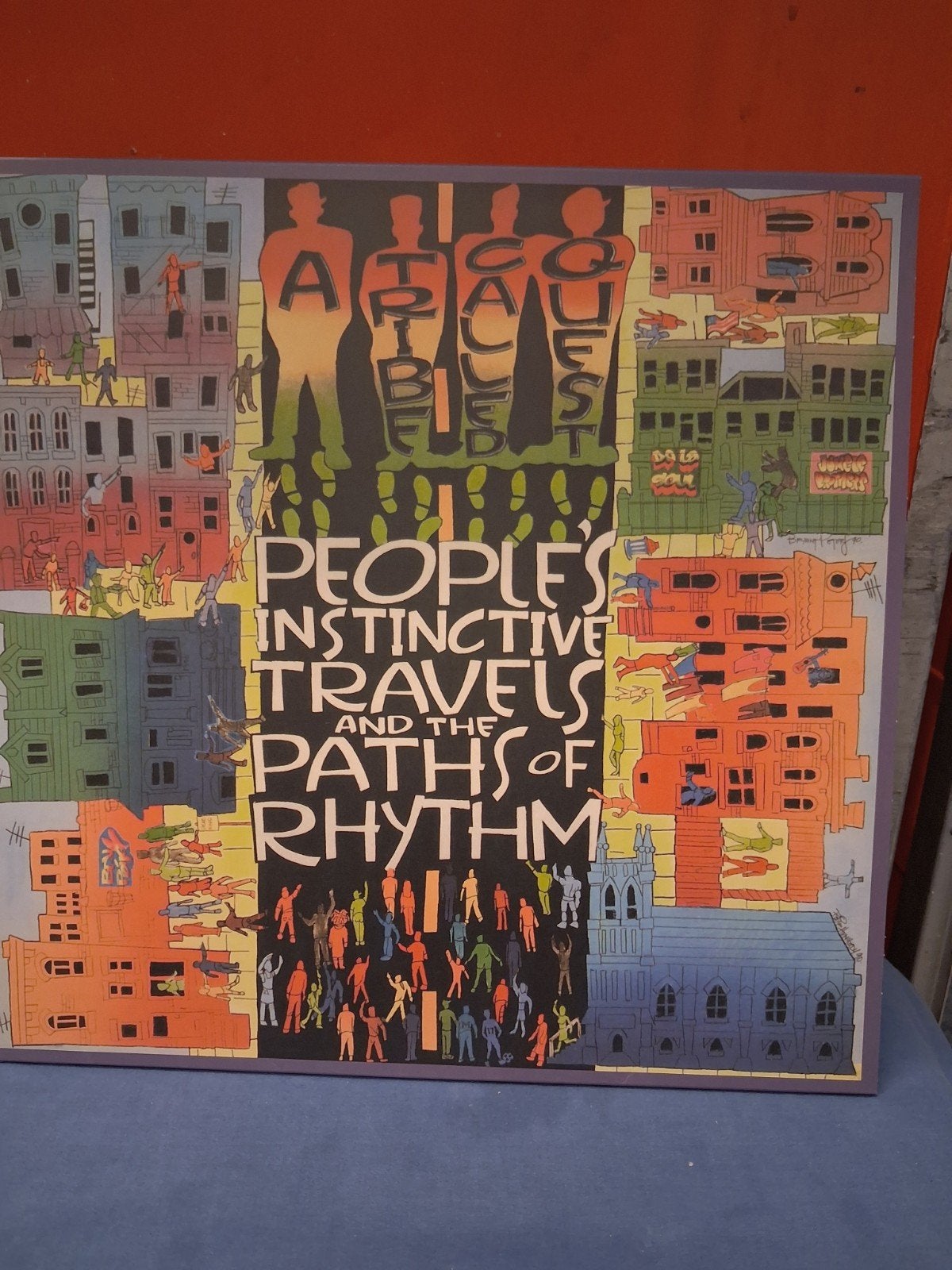 A Tribe Called Quest - People's Instinctive Travels LP, Ophalen of Verzenden, 1990 - 1999, Gebruikt, 12 inch
