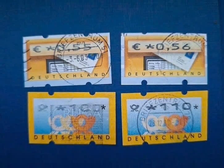 Postzegel Dui 1999 en 2005 4 Automaat zegels 20-09, Postzegels en Munten, Ophalen of Verzenden, 1990 tot heden, Gestempeld