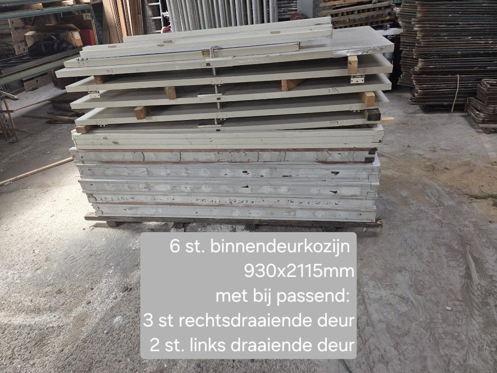 Hardouten binnendeurkozijn + binnendeuren, Gebruikt, Deurkozijn, 150 tot 225 cm, Hout