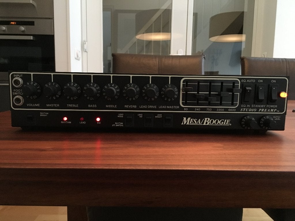 Mesa/Boogie Studio Preamp – Vintage – Zeer nette staat, Ophalen of Verzenden, Zo goed als nieuw, Gitaar, Minder dan 50 watt