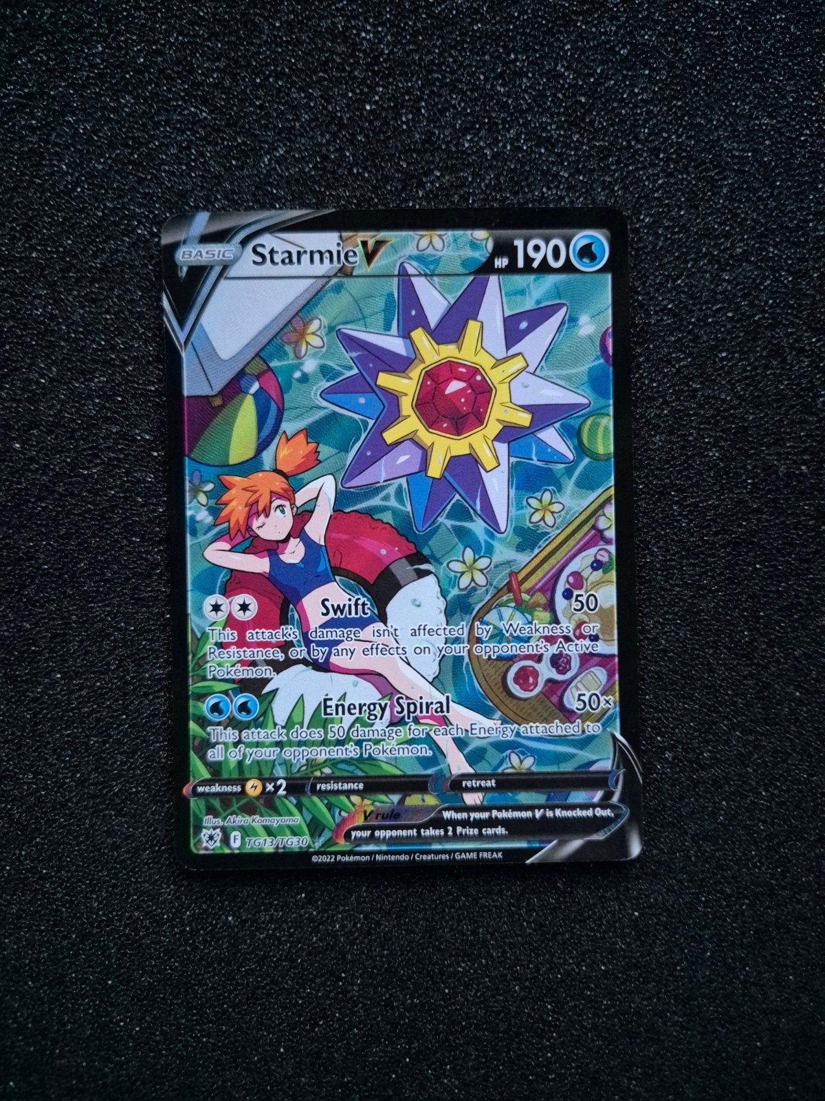 Starmie V Astral Radiance TG13/TG30 Pokémon Kaart, Hobby en Vrije tijd, Ophalen of Verzenden, Zo goed als nieuw, Losse kaart, Foil