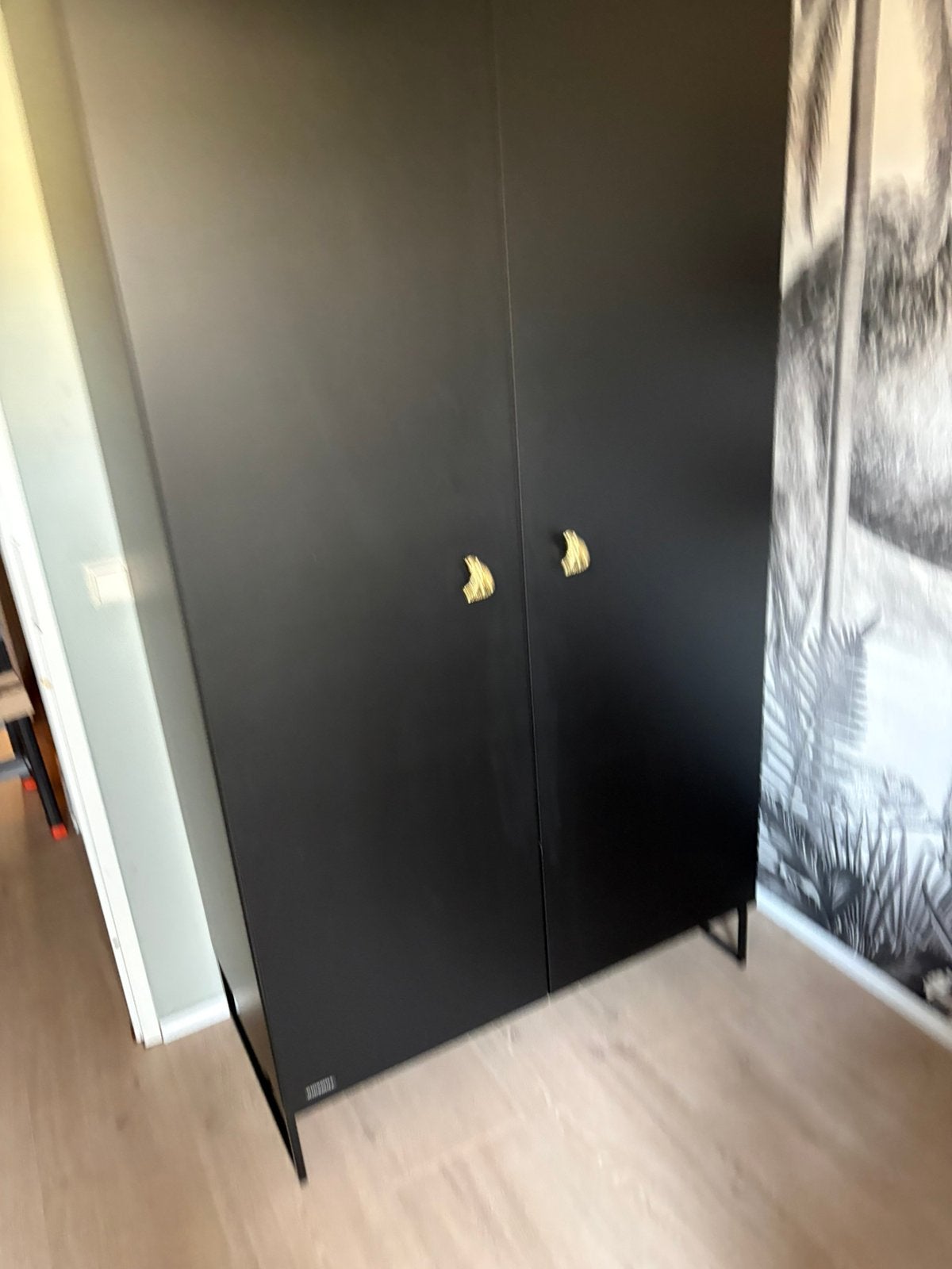 Kidsmill modular 2 kast kinderkamer, zwart, Ophalen, Gebruikt, 50 tot 70 cm, 105 cm of meer