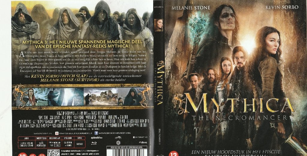 Mythica the necromancer blu ray ( ned. Ondert.), Ophalen of Verzenden, Zo goed als nieuw, Overige genres