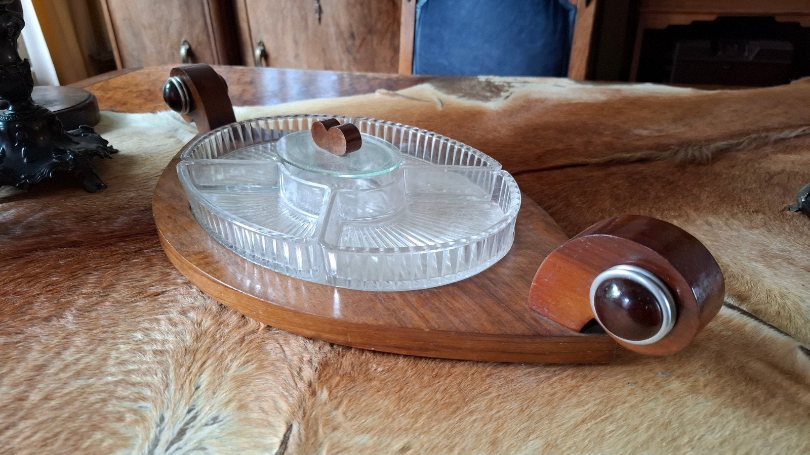 art deco aperitief schaal, Ophalen of Verzenden