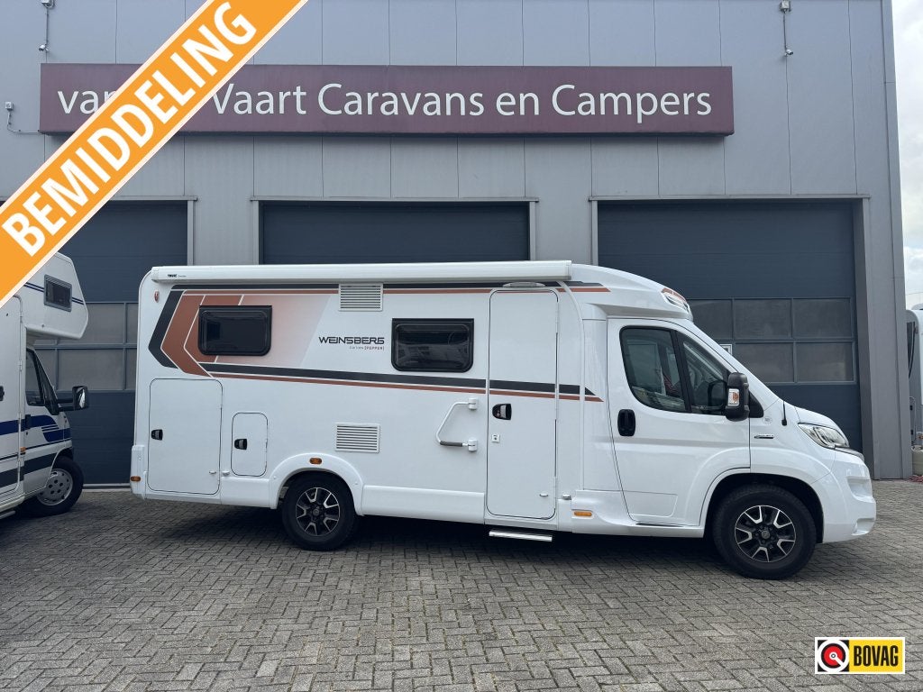 Weinsberg Pepper 600 MEG 1e Eigenaar, Caravans en Kamperen, Campers, Weinsberg, Reservewiel, Fiat, Tot en met 2