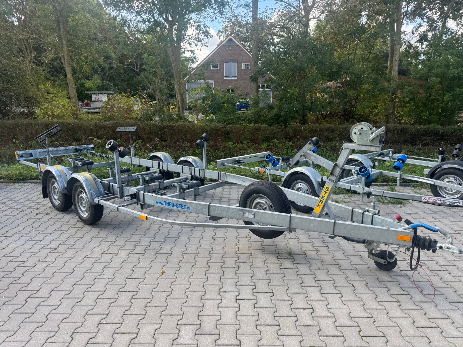 Kalf Boottrailer ( Dubbelasser ), Watersport en Boten, Boottrailers, Kalf, Info@admiraal-watersport.nl, Gebruikt, Westrak 15