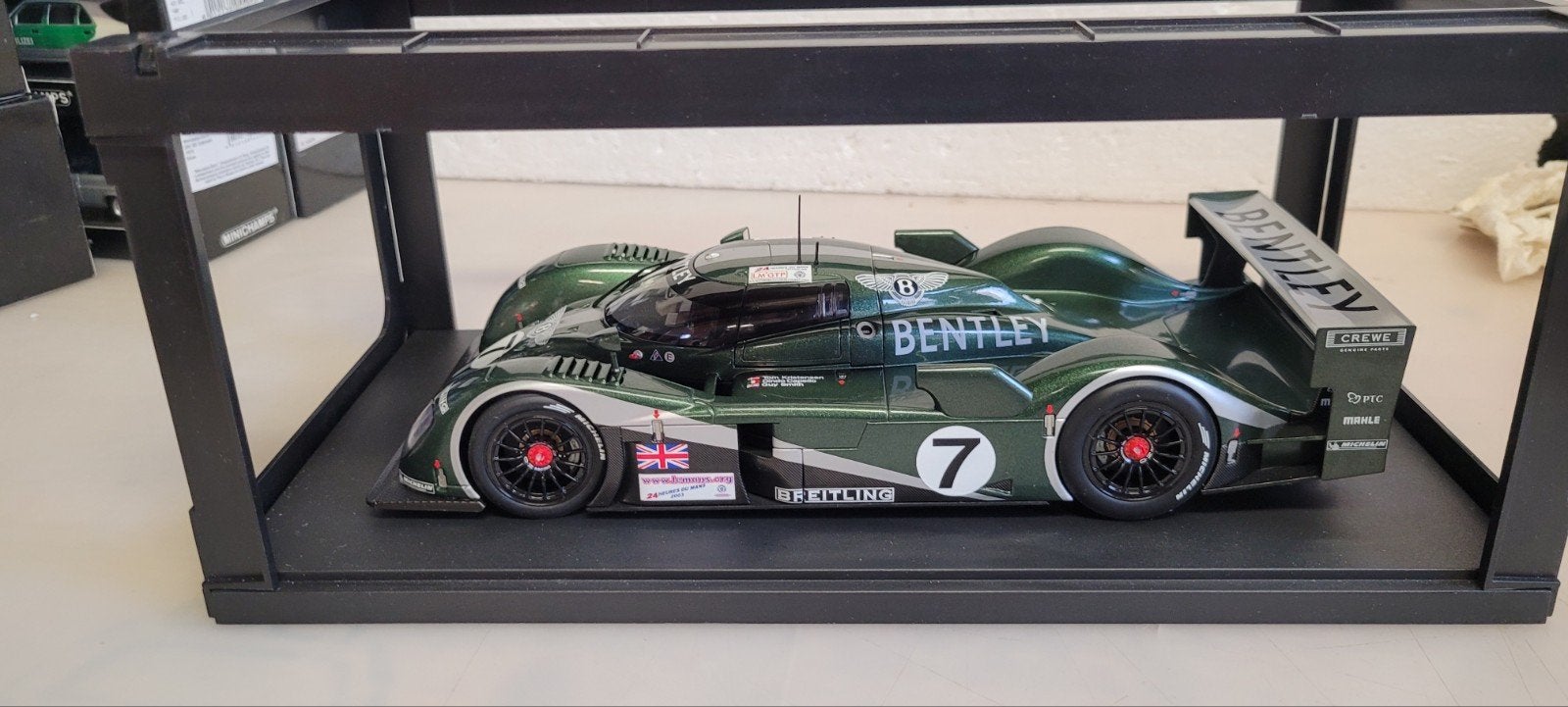 Autoart Bentley Speed 8 LeMans 2003, Ophalen of Verzenden, Zo goed als nieuw, Auto, Overige merken