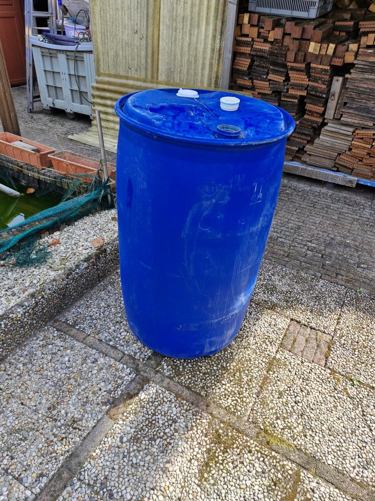 regentonvat te koop., 150 liter of meer, Ophalen of Verzenden