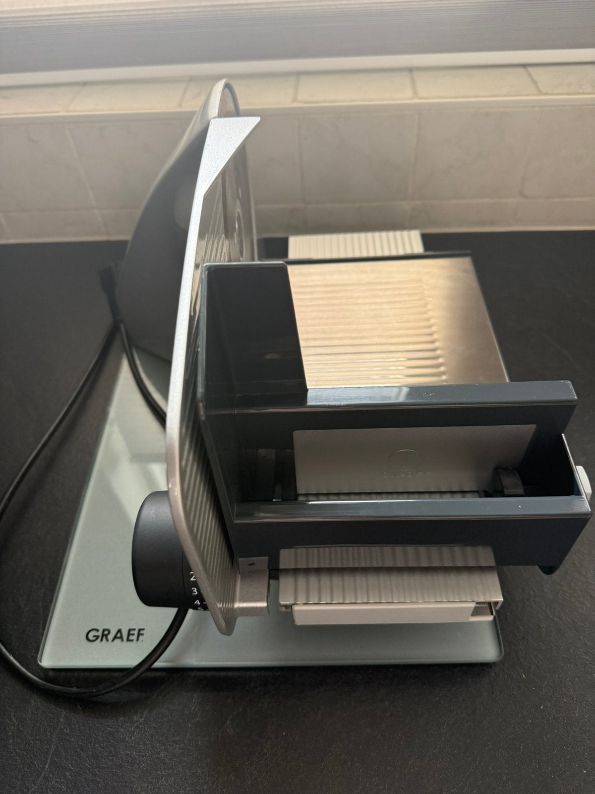 Snijmachine Graef Classic C20 met extra mes, Snijmachine, Ophalen of Verzenden, Gebruikt