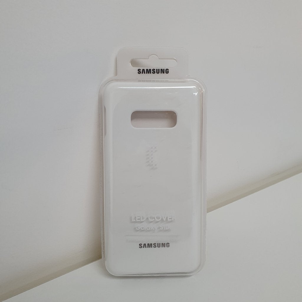 Samsung LED Cover - wit - voor Samsung Galaxy S10e, Madefor@samsung.com, Frontje of Cover, Ophalen of Verzenden, Zo goed als nieuw