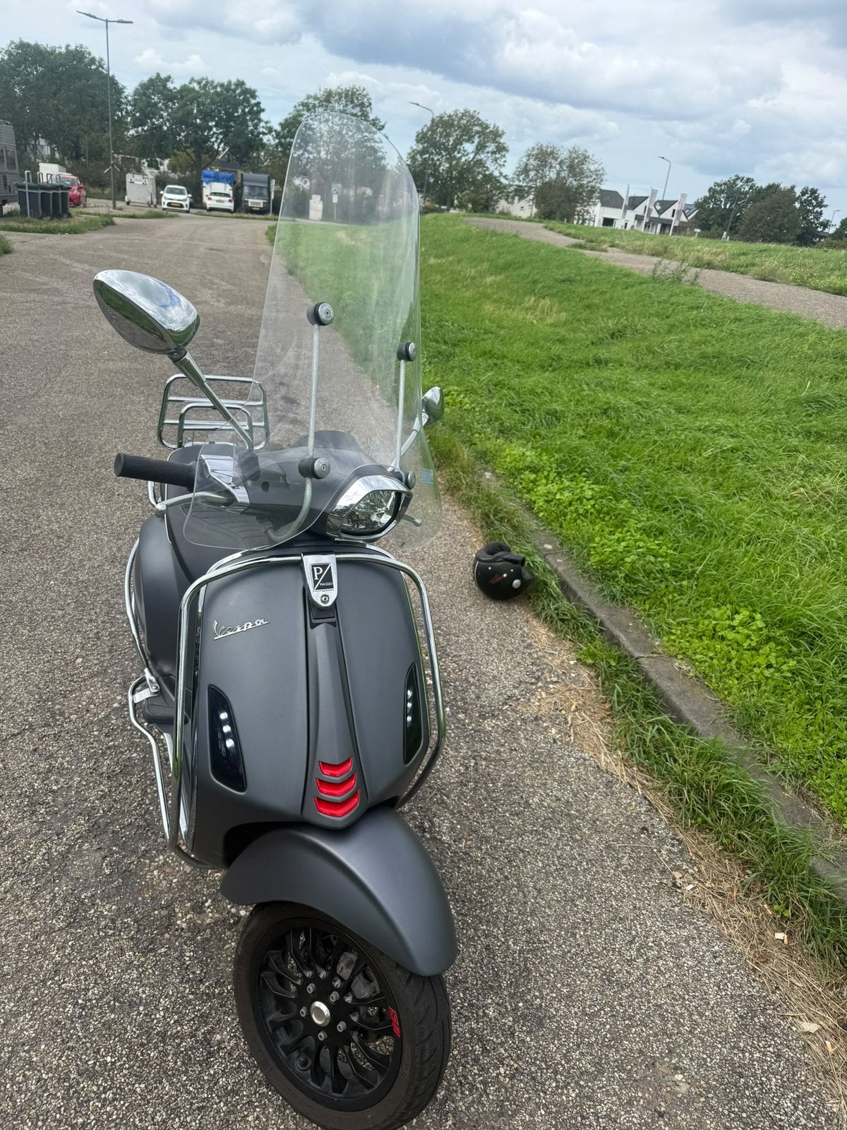 Piaggio Vespa Sprint 50cc 4T Sport – Antraciet – 18.200 km, Ophalen, Overige modellen, Zo goed als nieuw, Benzine