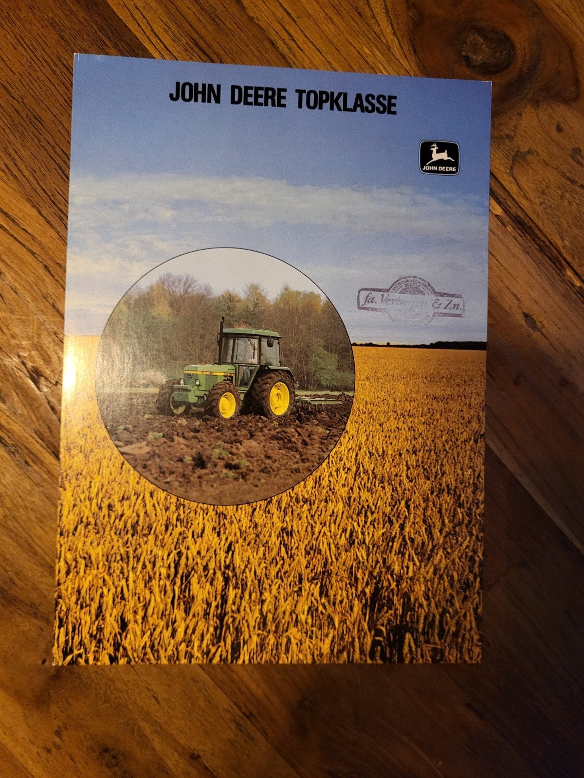 tractor folder John Deere topklasse, Boeken, Ophalen of Verzenden, Zo goed als nieuw