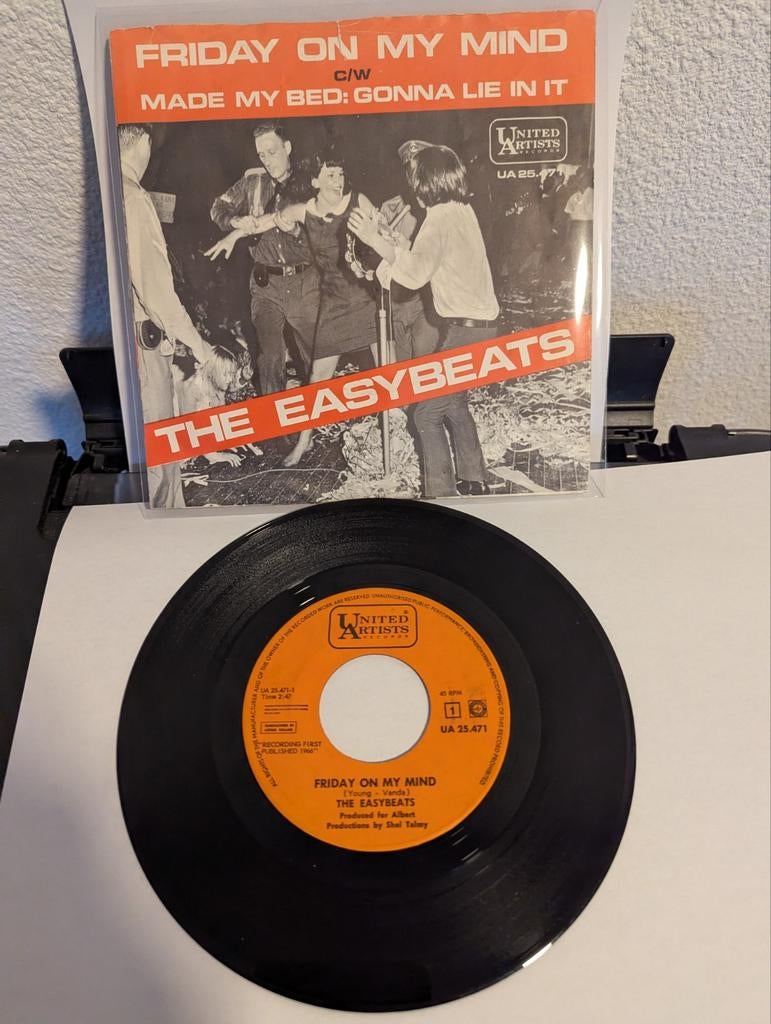 The Easybeats - Friday on my mind ( vinyl single), Ophalen of Verzenden, Gebruikt, Pop, Single