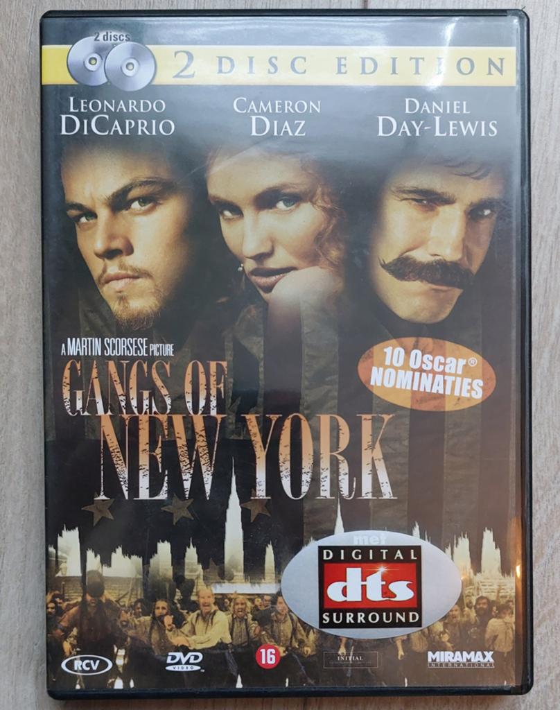DVD - Gangs of New York - 2-disc Editie - Leonardo di Caprio, Vanaf 16 jaar, Ophalen of Verzenden, Zo goed als nieuw, Drama