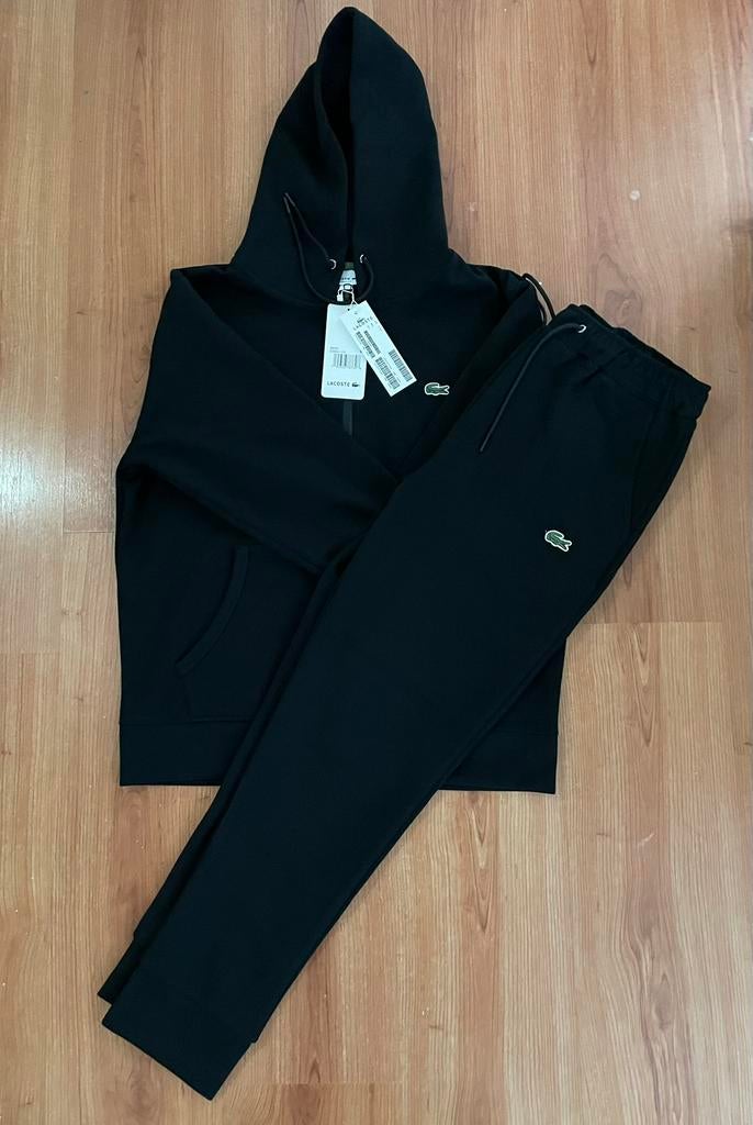 Lacoste traininspak maat M, Ophalen of Verzenden, Zo goed als nieuw, Zwart
