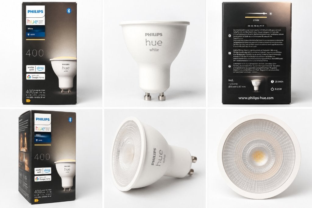 Nieuwe Philips Hue White GU10 LED spots (2 x) | NIEUW, Huis en Inrichting, Ophalen, Led-lamp, Philips Hue, Instelbaar wit