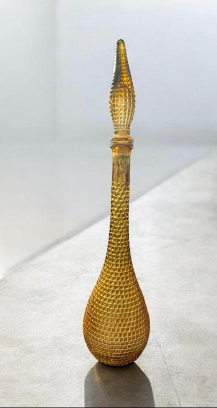 Empoli karaf, Ophalen of Verzenden, Zo goed als nieuw, Overige materialen, 25 tot 50 cm