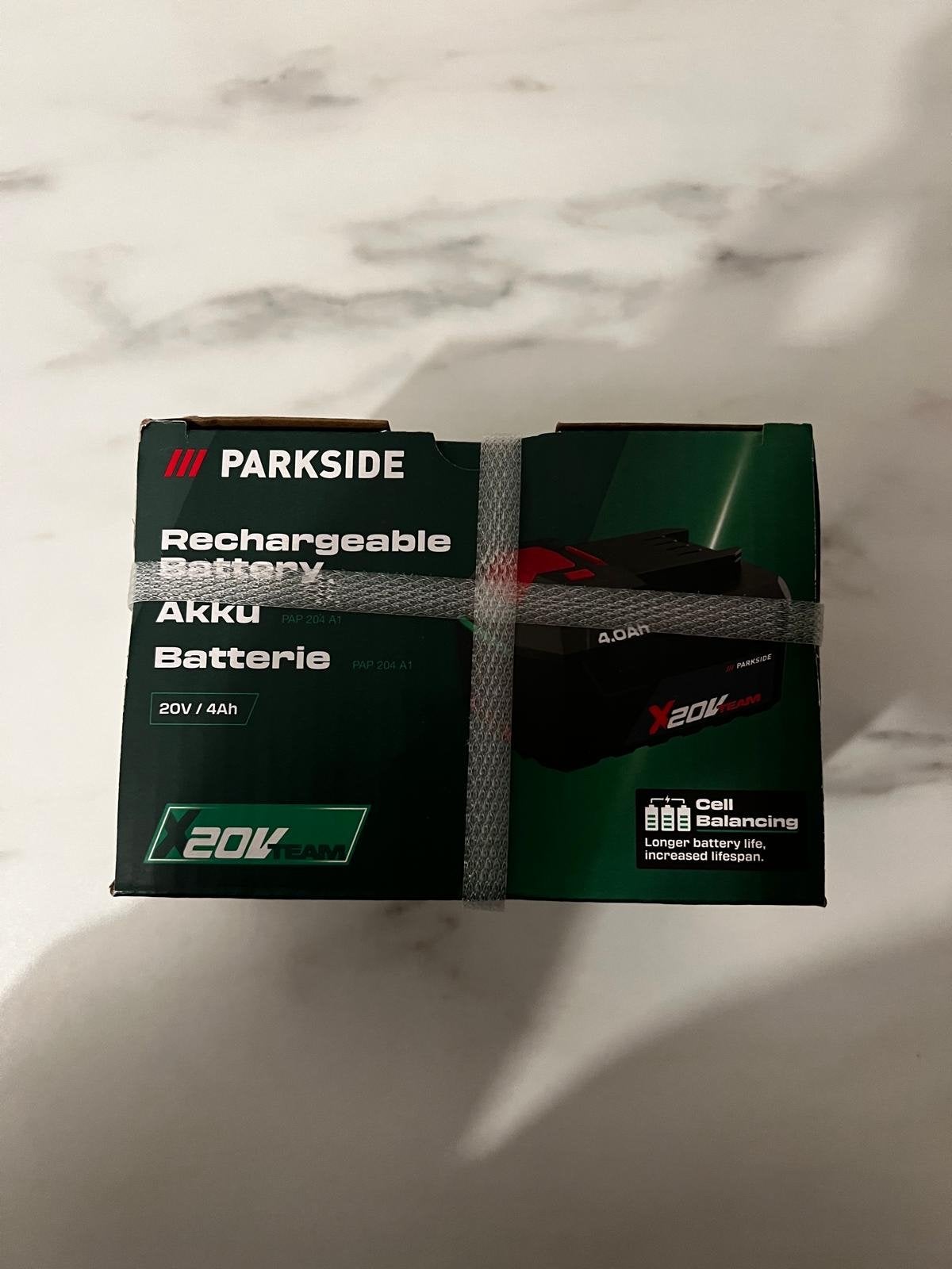 Parkside 20V 4Ah Accu - Nieuw in verpakking, Ophalen of Verzenden, Nieuw
