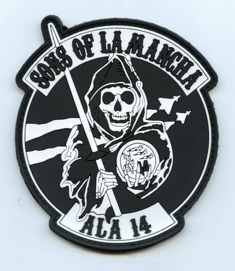 Spaanse luchtmacht patch ALA14 Sons EF2000 Albacete velcro, Verzamelen, Militaria | Algemeen, Ophalen of Verzenden, Luchtmacht