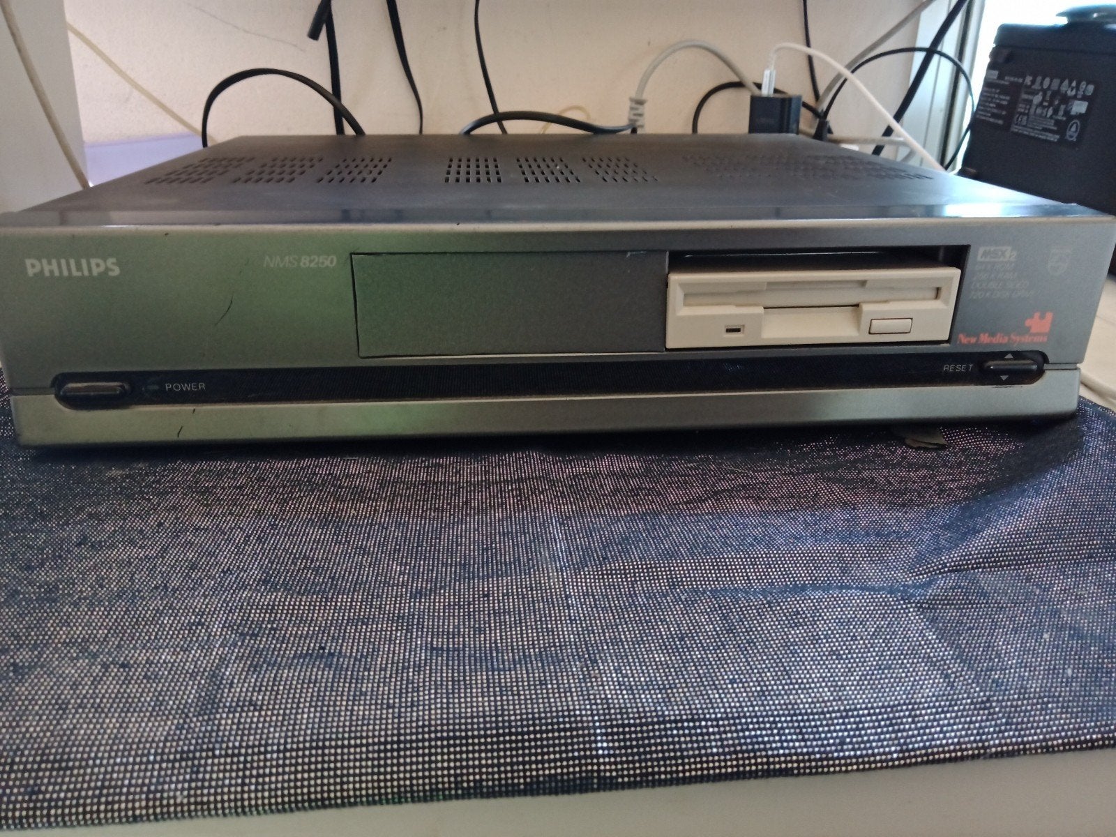 Philips NMS 8250 MSX2  Vintage / GEEN toetsenbord / 1 floppy, Ophalen of Verzenden, PHILIPS MSX