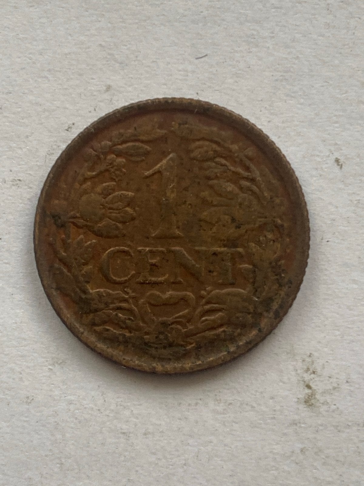 Nederland 1 Cent 1941 Koningin Wilhelmina, Ophalen of Verzenden, Koningin Wilhelmina, 1 cent, Losse munt