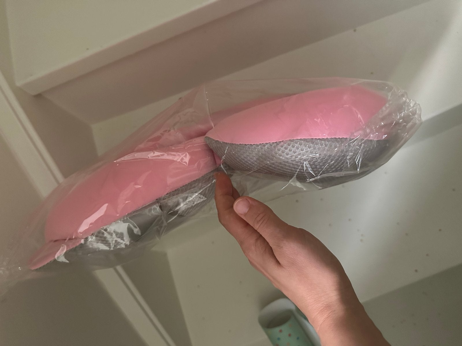 Roze baby badkussen - comfortabel en veilig badderen, Overige merken, Overige typen, Nieuw, Ophalen of Verzenden