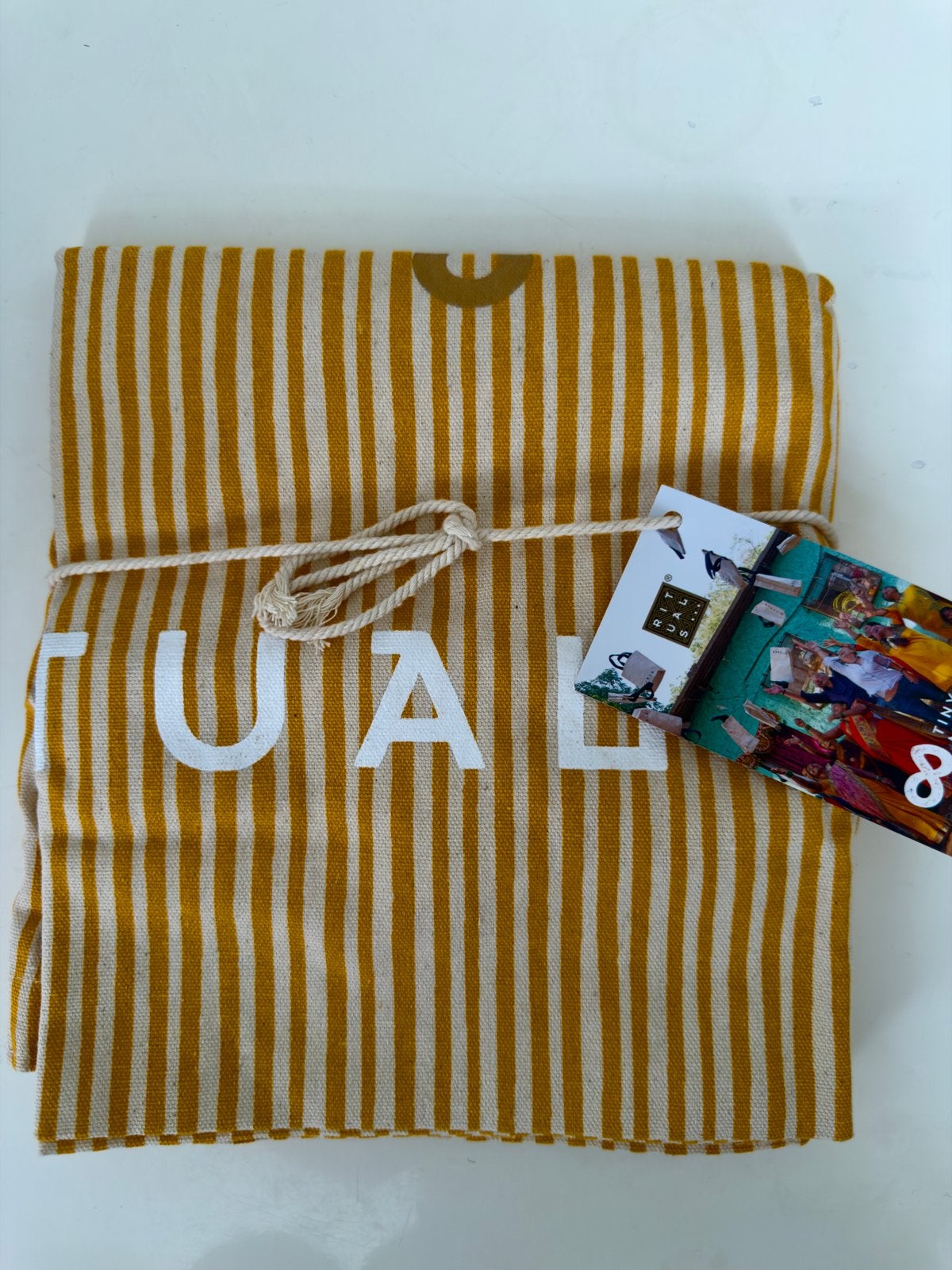 Rituals tas - Nieuw en ongebruikt, Ophalen of Verzenden, Nieuw, Geel, Shopper