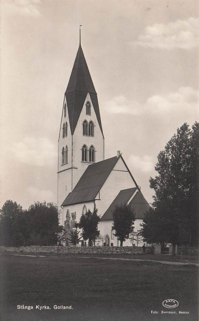 702-438-059 Stanga Kyrka Gotland, Ophalen of Verzenden, Voor 1920, Overig Europa
