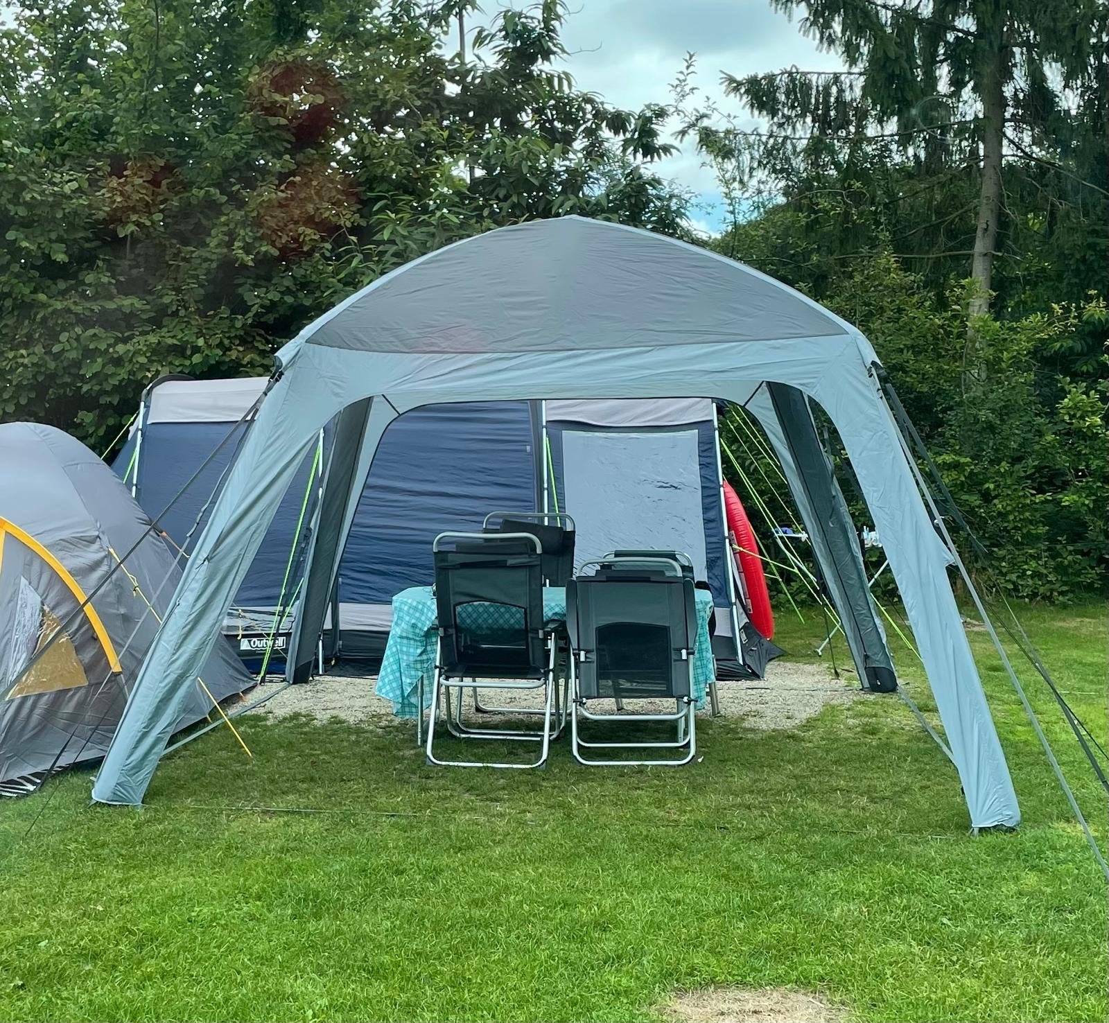 Bardani Quick Shelter 350 Air - opblaasbare tent-, Caravans en Kamperen, Tenten, Ophalen, Zo goed als nieuw